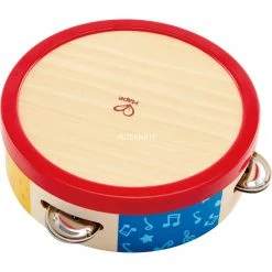 Spielico Verkaufsgeschäft 42 Musikinstrumente Hape Buntes Tamburin Zum Mitnehmen, Musikinstrument