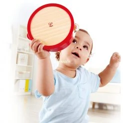 Spielico Verkaufsgeschäft -Spielico Verkaufsgeschäft Hape Buntes Tamburin zum Mitnehmen Musikinstrument@@1ss9hm0q 1