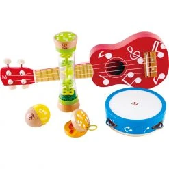 Spielico Verkaufsgeschäft 46 Musikinstrumente Hape Mini-Band Set, Musikspielzeug