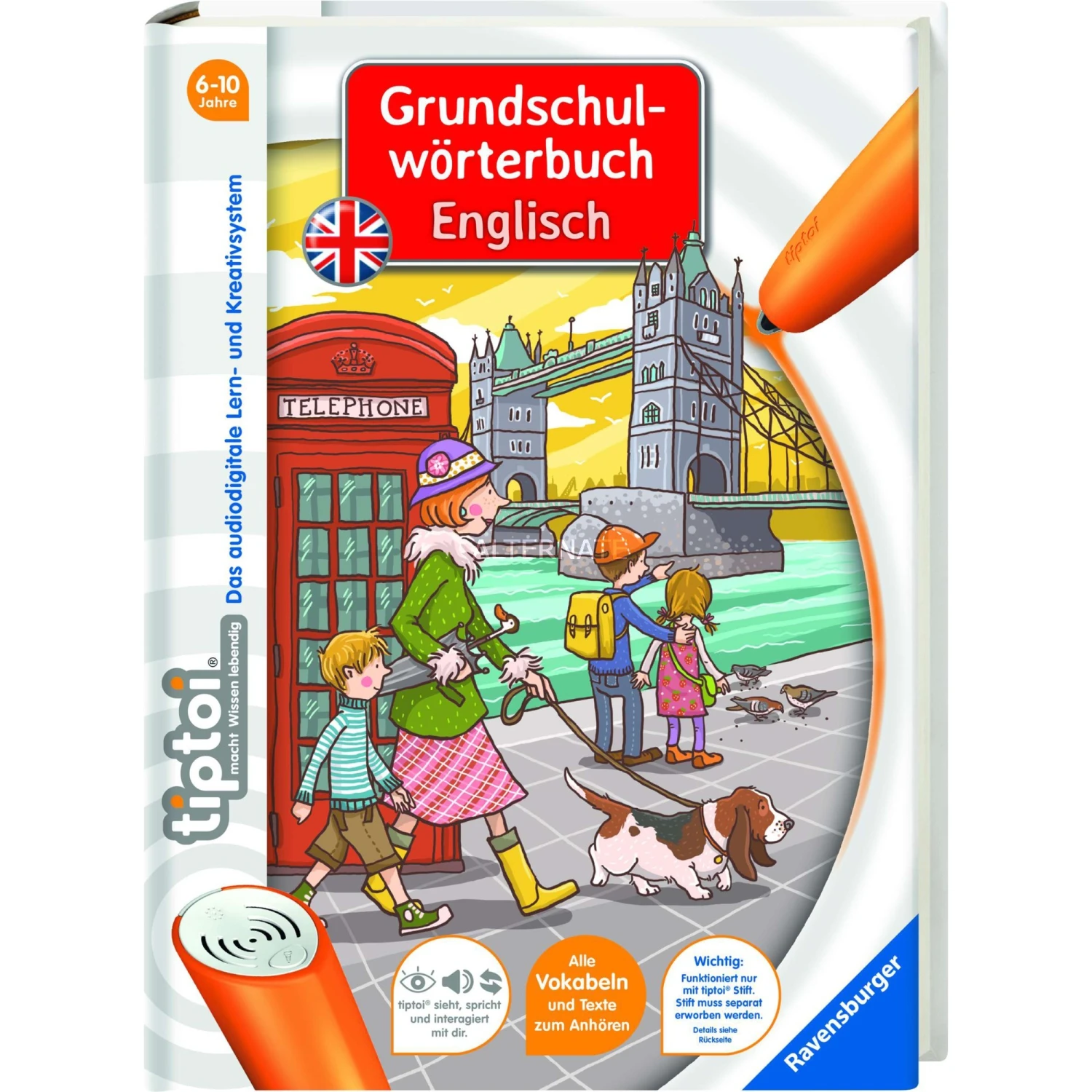 Bücher Ravensburger Tiptoi Grundschulwörterbuch Englisch, Lernbuch 1 Bücher Ravensburger Tiptoi Grundschulwörterbuch Englisch, Lernbuch