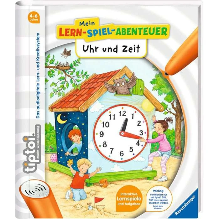 Bücher Ravensburger Tiptoi Mein Lernspiel-Abenteuer Uhr Und Zeit, Lernbuch