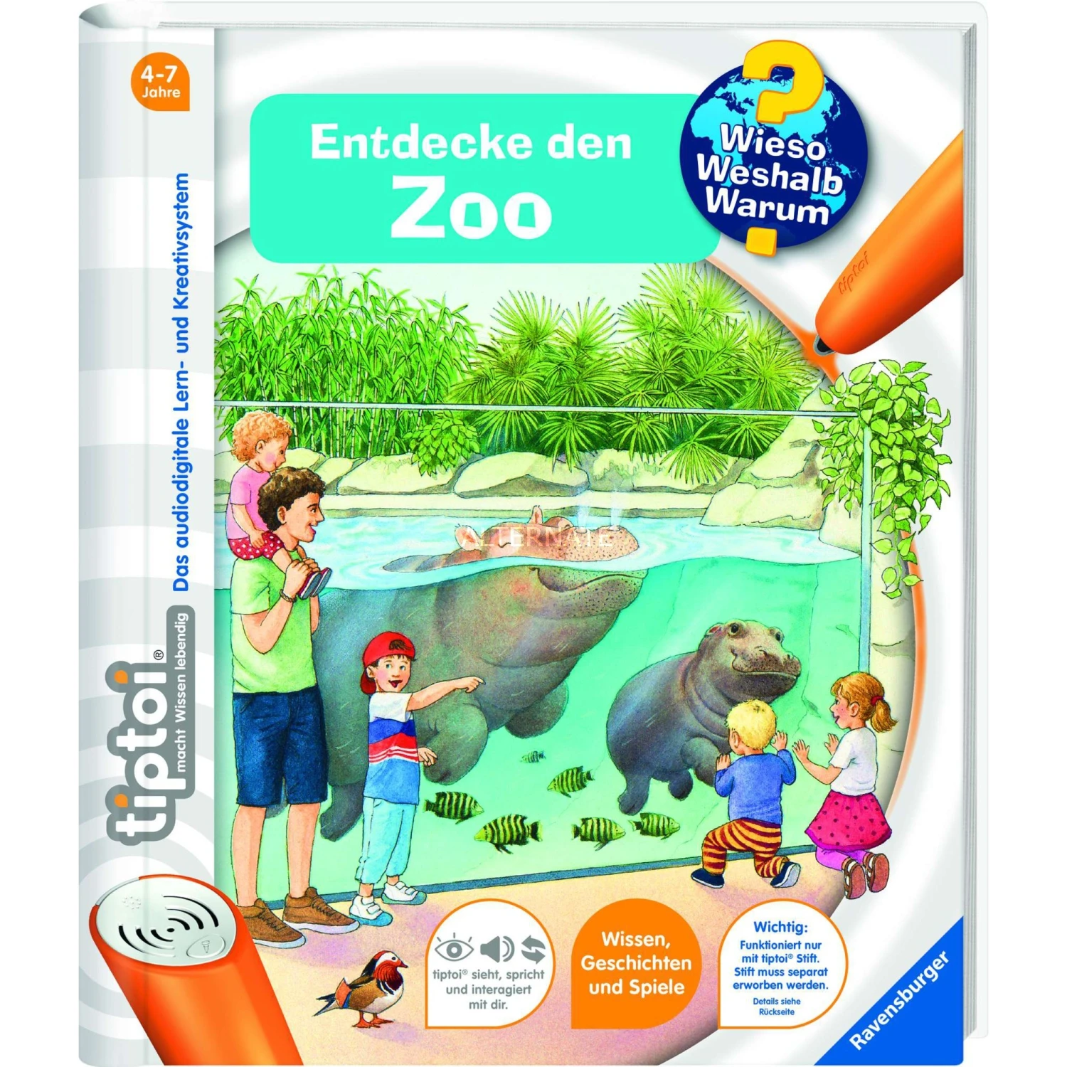Bücher Ravensburger Tiptoi Wieso? Weshalb? Warum? Entdecke Den Zoo, Lernbuch