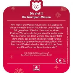 Tigerbox Tigermedia Hör-Adventskalender Die Drei !!! - Die Marzipan-Mission, Hörbuch 7 Tigerbox Tigermedia Hör-Adventskalender Die Drei !!! - Die Marzipan-Mission, Hörbuch -Spielico Verkaufsgeschäft Tigermedia H r Adventskalender Die drei Die Marzipan Mission H rbuch@@1795591 3