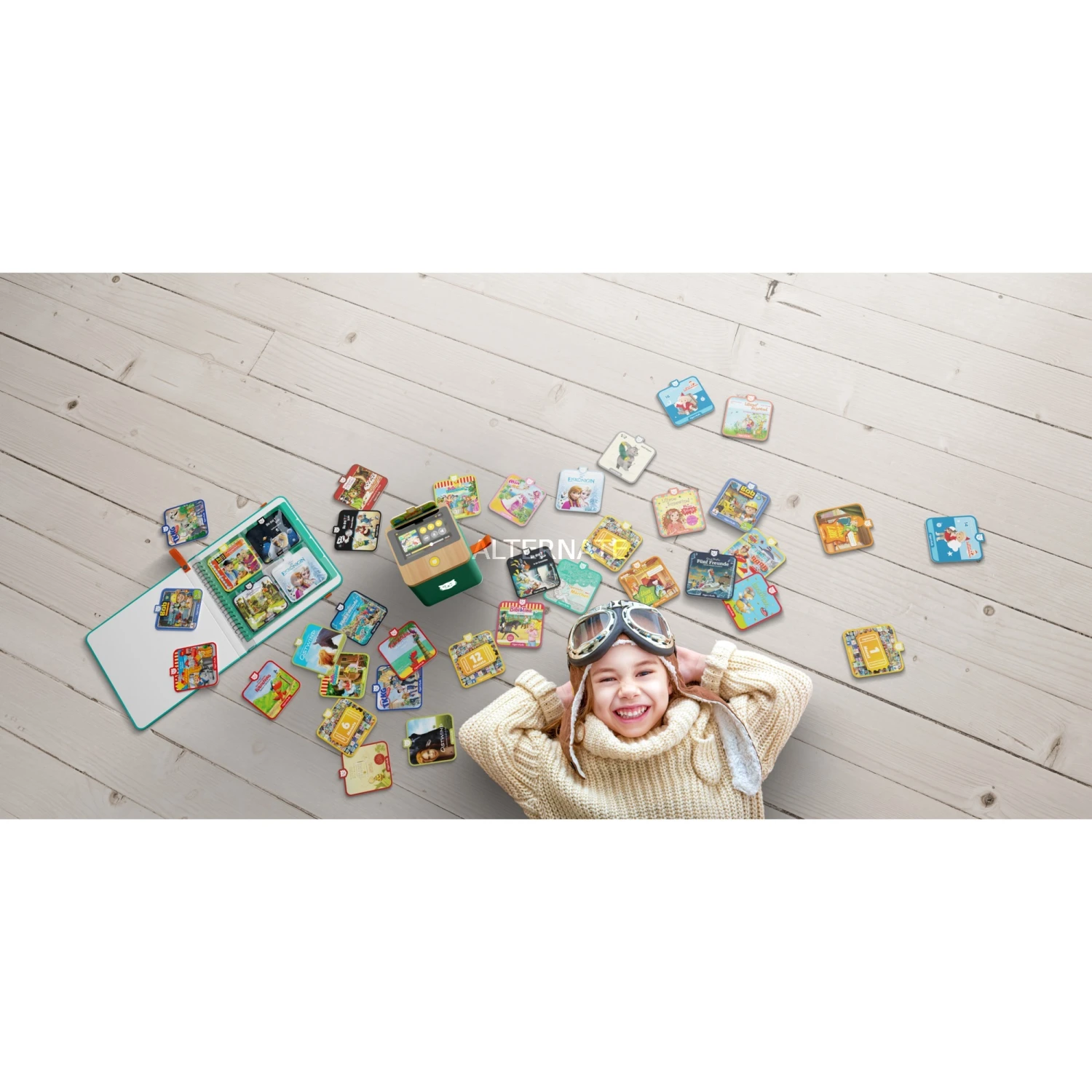 Tigerbox Tigermedia Sammelalbum, Tasche (grün) 2 Tigerbox Tigermedia Sammelalbum, Tasche (grün) – Bild 2