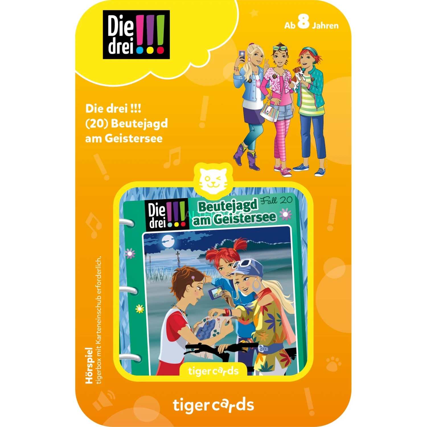 Tigerbox Tigermedia Tigercard - Die Drei !!! - Folge 20: Beutejagd Am Geistersee, Hörbuch – Bild 3