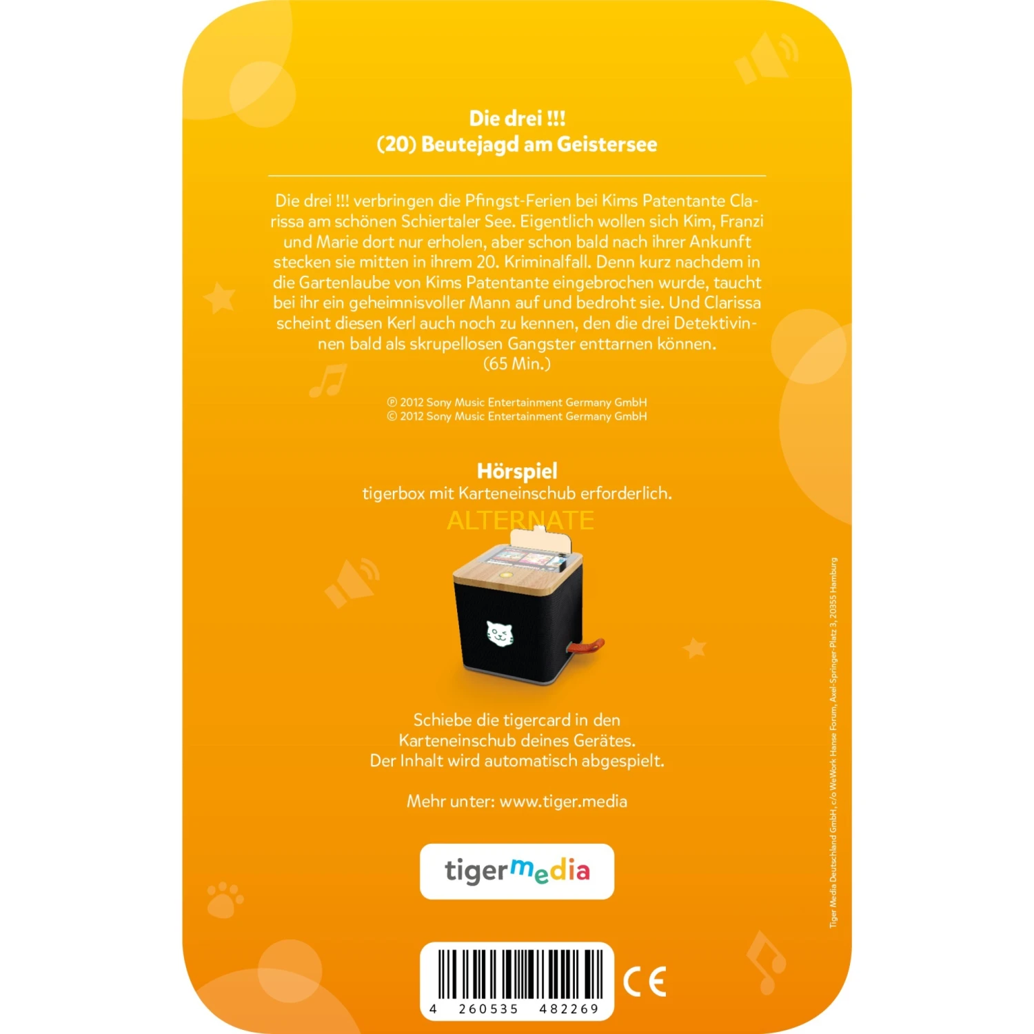 Tigerbox Tigermedia Tigercard - Die Drei !!! - Folge 20: Beutejagd Am Geistersee, Hörbuch – Bild 4