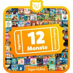 Tigerbox Tigermedia Tigerticket 12 Monate, Hörbuch