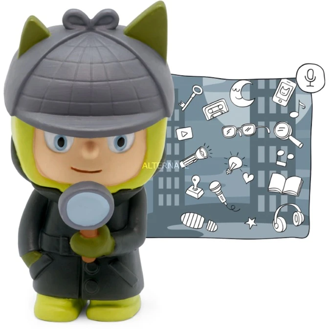Tonies Kreativ-Tonie Detektiv, Spielfigur (schwarz/grün) 2 Tonies Kreativ-Tonie Detektiv, Spielfigur (schwarz/grün) – Bild 2