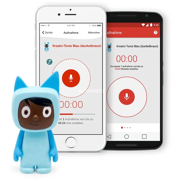 Tonies Kreativ-Tonie, Spielfigur (blau/dunkelbraun) 4 Tonies Kreativ-Tonie, Spielfigur (blau/dunkelbraun) – Bild 4