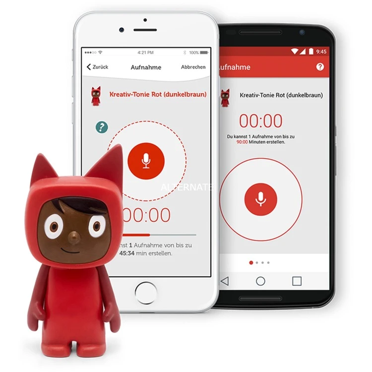 Tonies Kreativ-Tonie, Spielfigur (rot/dunkelbraun) 4 Tonies Kreativ-Tonie, Spielfigur (rot/dunkelbraun) – Bild 4