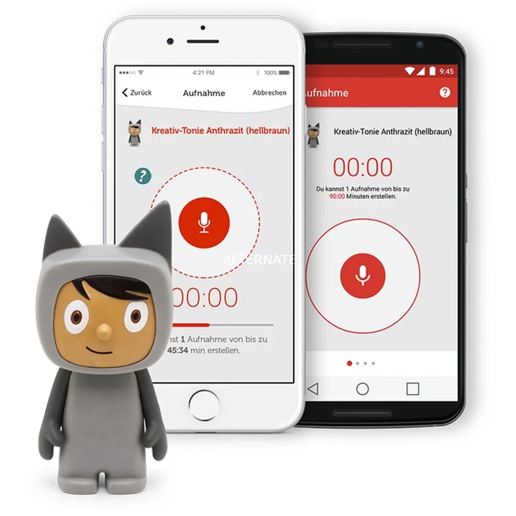 Tonies Kreativ-Tonie, Spielfigur (anthrazit/hellbraun) 4 Tonies Kreativ-Tonie, Spielfigur (anthrazit/hellbraun) – Bild 4