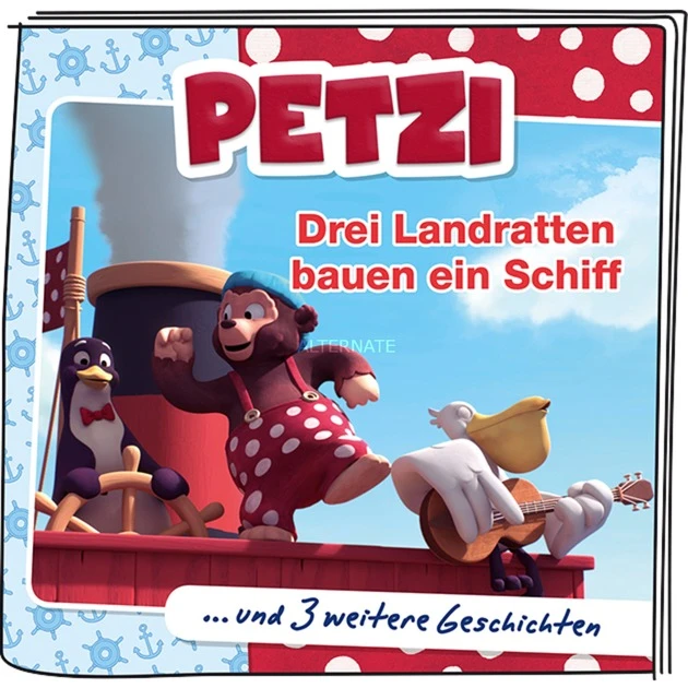 Tonies Petzi - Drei Landratten Bauen Ein Schiff, Spielfigur (Hörspiel) 4 Tonies Petzi - Drei Landratten Bauen Ein Schiff, Spielfigur (Hörspiel) – Bild 4
