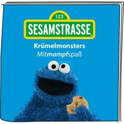 Tonies Sesamstraße - Krümelmonsters Mitmampfspaß, Spielfigur (Hörspiel Mit Liedern) -Spielico Verkaufsgeschäft Tonies Sesamstra e Kr melmonsters Mitmampfspa Spielfigur@@1822103 2