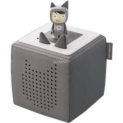 Tonies Toniebox Starterset Anthrazit (Kreativ-Tonie), Lautsprecher (anthrazit)